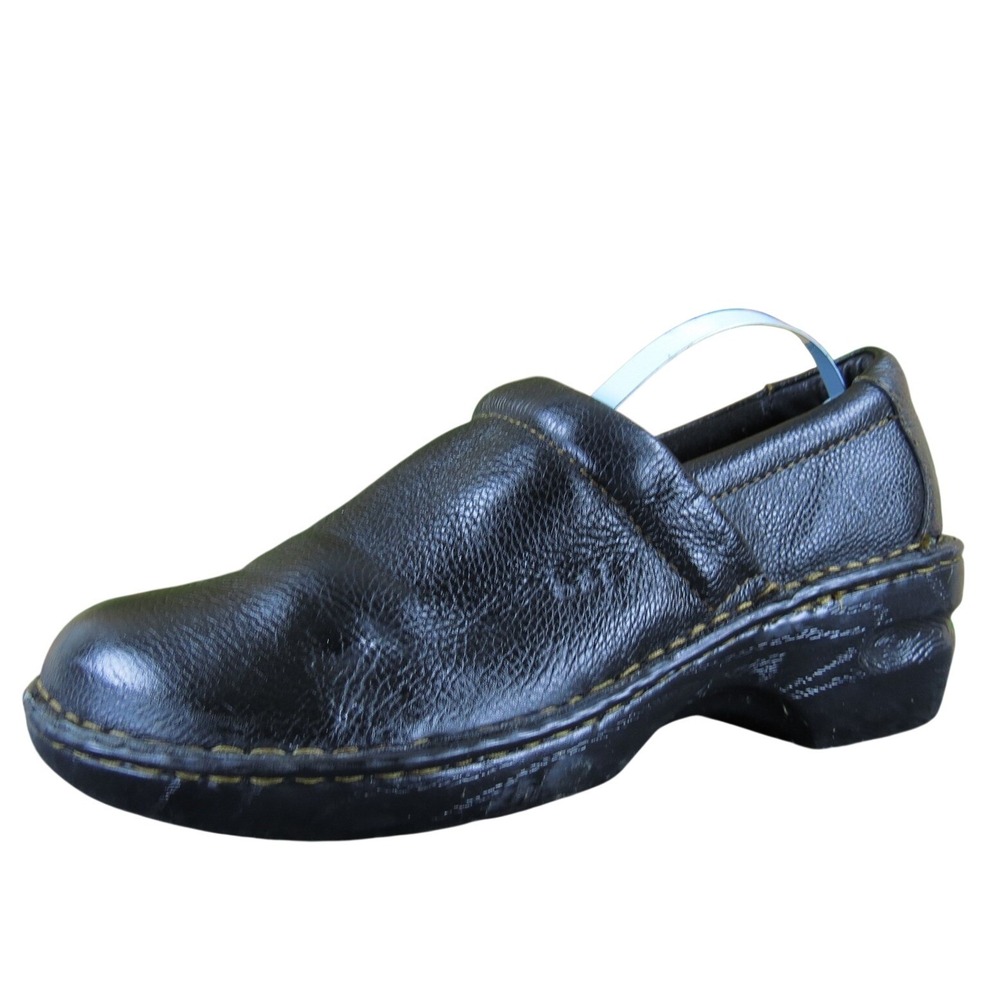 b.o.c Women‎  Clog Black Leather Sz 9.5 Medium Gently Used 2025